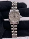 Rolex Oyster Perpetual Date Silver Stick Dial on Jubilee Ref 79190 with Papers - Image 2