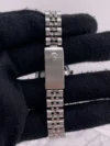Rolex Oyster Perpetual Date Silver Stick Dial on Jubilee Ref 79190 with Papers - Image 4