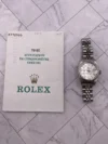 Rolex Oyster Perpetual Date Silver Stick Dial on Jubilee Ref 79190 with Papers - Image 7