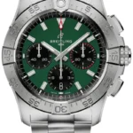 Breitling Avenger B01 Chronograph Green Dial on Steel Ref AB0146101L1A1 with Card 2026