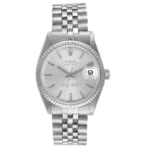 Rolex Datejust Silver Stick Dial on D-Link Jubilee Ref 1601/4