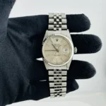 Rolex Datejust Silver Stick Dial on D-Link Jubilee Ref 16014