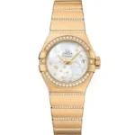 Omega Constellation MOP Dial on Ref 123.55.27.20.05.002 with Card