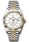 Rolex SkyDweller White Index Dial on D-Link Jubilee Ref 336933 with New Style Card (green) 2023