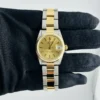 Rolex Datejust Champagne Stick Dial on Oyster Bracelet Ref 68273