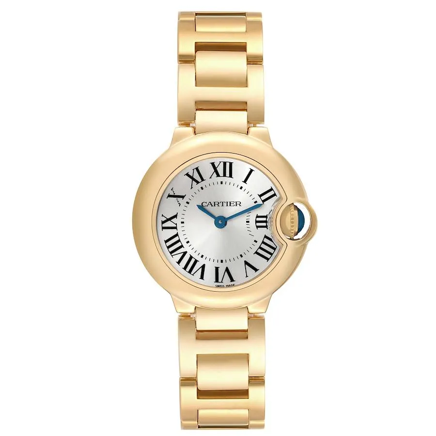 18350292_cdq8ev61dze9ijgdti8m1y06yhox.webp Cartier Ballon Bleu B/P Silver Roman Dial on Ref 3006/W6900122 with Papers 2009 - Image 1