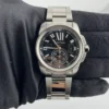 Cartier Calibre Black Dial on Ref 3389 with Papers 2013