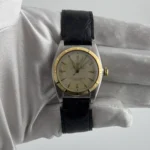 Rolex Oyster Perpetual Silver Dial on AM Leather Ref 5011
