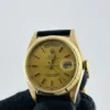 Rolex Day-Date Bark Champagne Stick Dial on Generic Leather Band Ref 18078 - Image 2