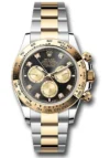 Rolex Daytona Black And Golden Diamond Dial on Oyster Ref 126503 with New Style Card (green) 2025