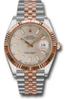 Rolex Datejust 41 Sundust Index Dial on Jubilee Ref 126331 with New Style Card (green) 2023