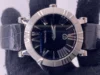 Tiffany & Co Atlas Black Dial on Leather Ref TIF345711