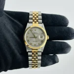 Rolex Datejust Champagne Roman Stick Dial on D-Link Jubilee Ref 16203