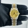 Rolex Datejust Champagne Stick Dial on D-Link Jubilee Ref 16013 - Image 2
