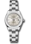 Rolex Datejust Lady Silver Index Dial on Oyster Ref 279160