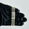 Rolex Datejust Champagne Stick Dial on D-Link Jubilee Ref 68273 with Papers 1987 - Image 4
