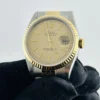 Rolex Datejust Champagne Hounds Tooth Dial on D-Link Jubilee Ref 16233 - Image 2