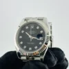 Rolex Datejust Black Diamond Dial on Jubilee Ref 126334 with New Style Card (green) 2021 - Image 3