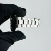Rolex Yacht-Master Midsize Platinum Dial on Oyster Ref 168622 with Papers 1999 - Image 5
