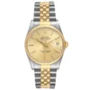 Rolex Datejust Champagne Stick Dial on D-Link Jubilee Ref 16233