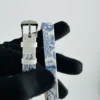 Omega De Ville Mini Tr√©sor Quartz White / Blue Roman markers Dial on Fabric Strap Ref 428.17.26.60.04.001 with Card - Image 3