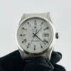 Rolex Oyster Perpetual Date White Roman Dial on Oyster Bracelet Ref 15000 - Image 3