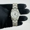 Rolex Oyster Perpetual Date White Roman Dial on Oyster Bracelet Ref 15000 - Image 2