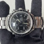 Omega Speed Master Black Dial on Stainless Steel Bracelet Ref 3210.50 with Card 2009