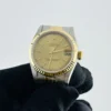 Rolex Datejust Champagne Stick Dial on D-Link Jubilee Ref 68273 with Papers 1993 - Image 3