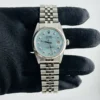 Rolex Datejust AM Ice Blue Diamond Dial on D-Link Jubilee Bracelet Ref 16014