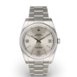 Rolex Oyster Perpetual Silver Dial on Oyster Ref 116000 with Card Old Green  2013