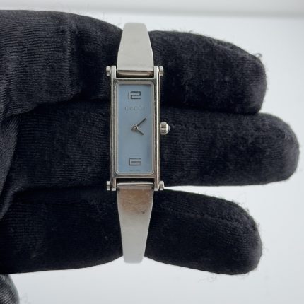 Gucci Gucci Light Blue Dial on Bangle Type Ref 1500L