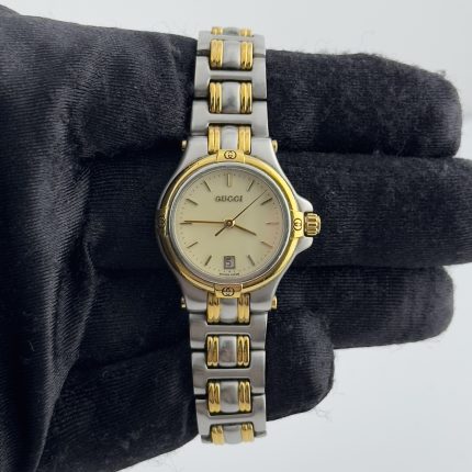 Gucci Gucci Off White  Dial Ref 9040L