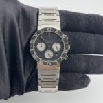 Bvlgari  Bvlgari Black Chrono Dial on Link Bracelet  Ref BB38SSCH