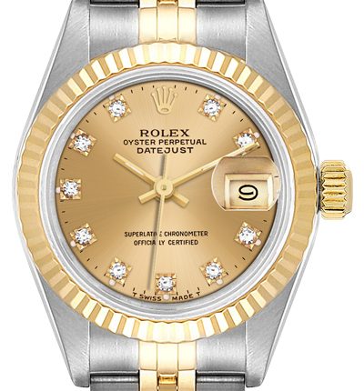 Rolex Datejust Gold Dial on Jubilee Ref 69173 with Papers  1993