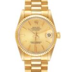 Rolex Datejust Gold Dial on President Ref 68278