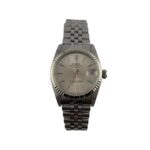 Rolex Datejust Silver Stick Dial on Jubilee Ref 68274 with Papers  1992