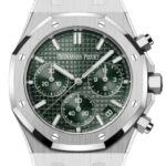Audemars Piguet Royal Oak Chrono Green Dial on Steel Ref 26240ST.OO.1320ST.08 with Card  2023