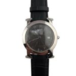 Hermes H Rondo Grey Dial on Leather Ref HR1.710 with Papers  2016