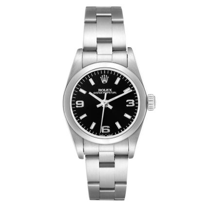 Rolex Oyster Perpetual  Black Dial on Oyster Ref 76080