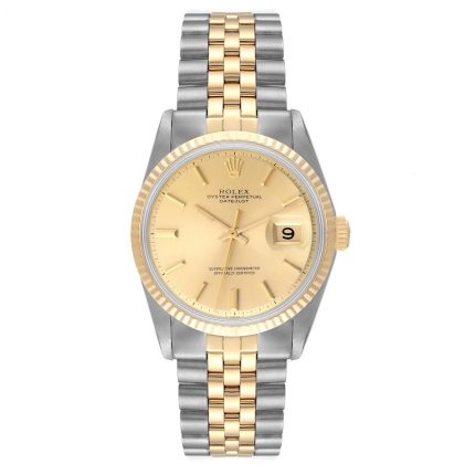 Rolex Datejust Champagne Stick Dial on Jubilee Ref 1601-3