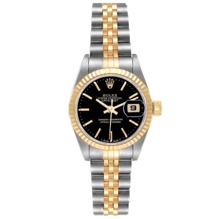 Rolex Datejust Black Dial on Jubilee Ref 69173