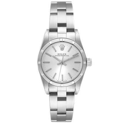 Rolex Oyster Perpetual  Silver Stick Dial on Oyster Ref 76030