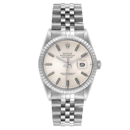 Rolex Datejust  Silver Stick Dial on Jubilee Ref 16030