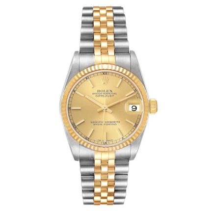 Rolex Datejust 31 Champagne Index Dial on Jubilee Ref 78273