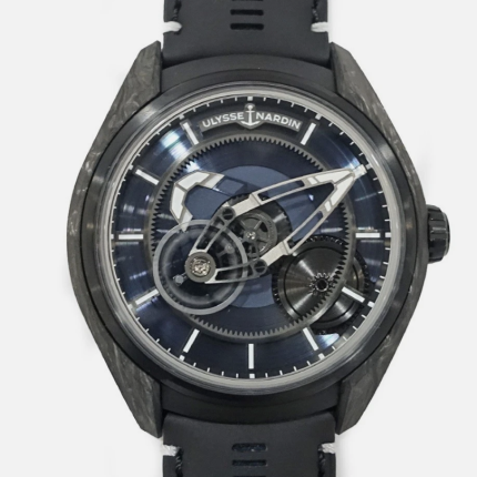 Ulysse Nardin Freak X Yoshida LE Blue Dial on Rubber With Leather Ref 2303-270LE-3A-YOSH with Card