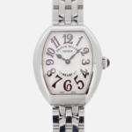 Franck Muller Heart to Heart B/P Silver Arabic Dial on 5 Row Links Ref 500SQZJA with Papers