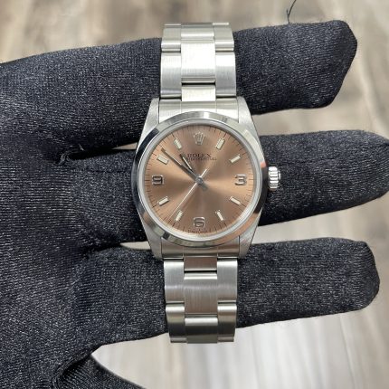 Rolex Oyster Perpetual Pink Dial on Oyster Ref 67480