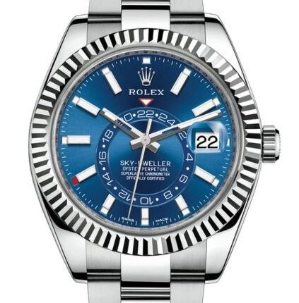 Rolex SkyDweller Blue Dial on Oyster Ref 326934 with New Style Card White