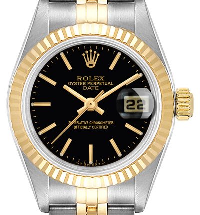 Rolex Datejust Black Dial on Jubilee Ref 69173